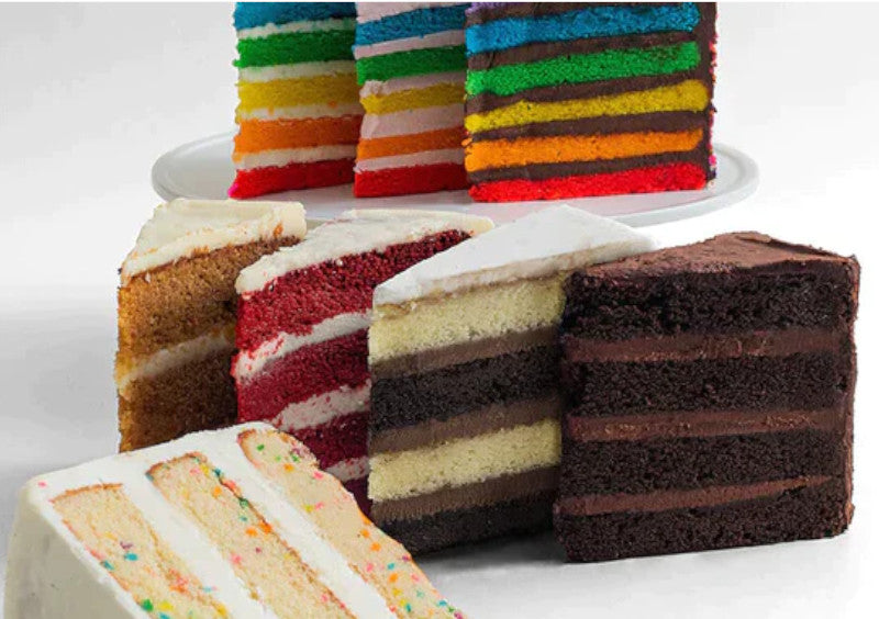 The fab rainbow cake - with bubblegum flavour icing! Took ages to figure  out that flavour! - Picture of The Hummingbird Bakery, London - Tripadvisor